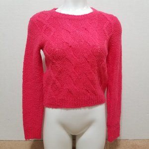 BP sweater Small open knit cable knit acrylic wool blend pullover long sleeve